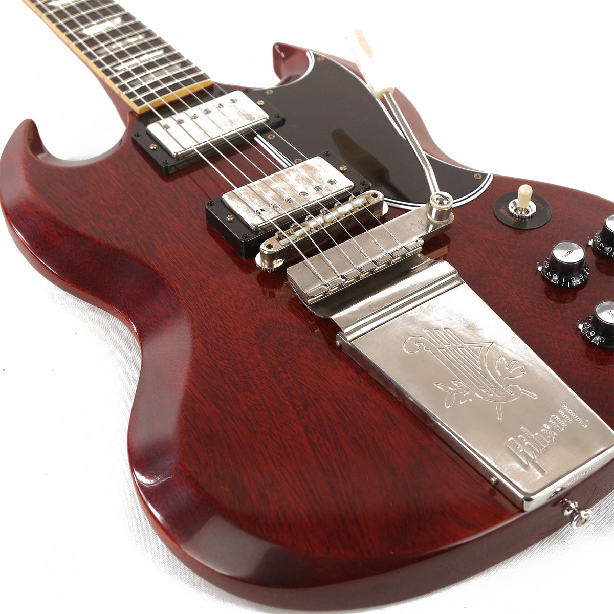 Gibson Custom Shop 1964 SG Standard Reissue Maestro VOS Cherry Red — 8
