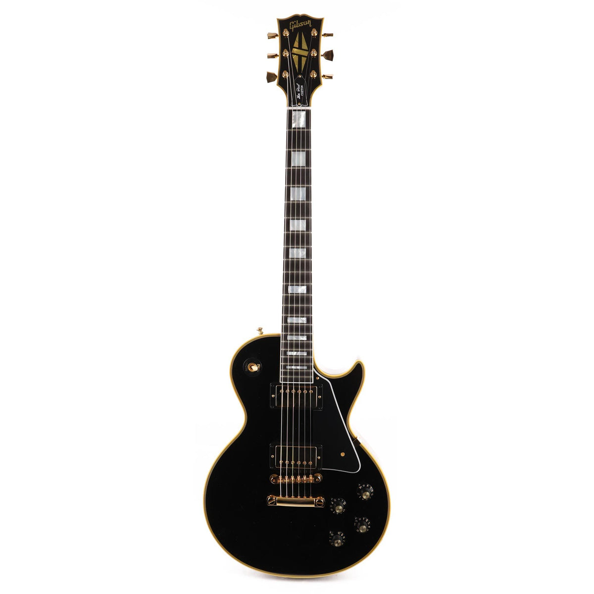 Gibson Custom Shop '68 Les Paul Custom Reissue VOS Ebony Gold Hardware — 2