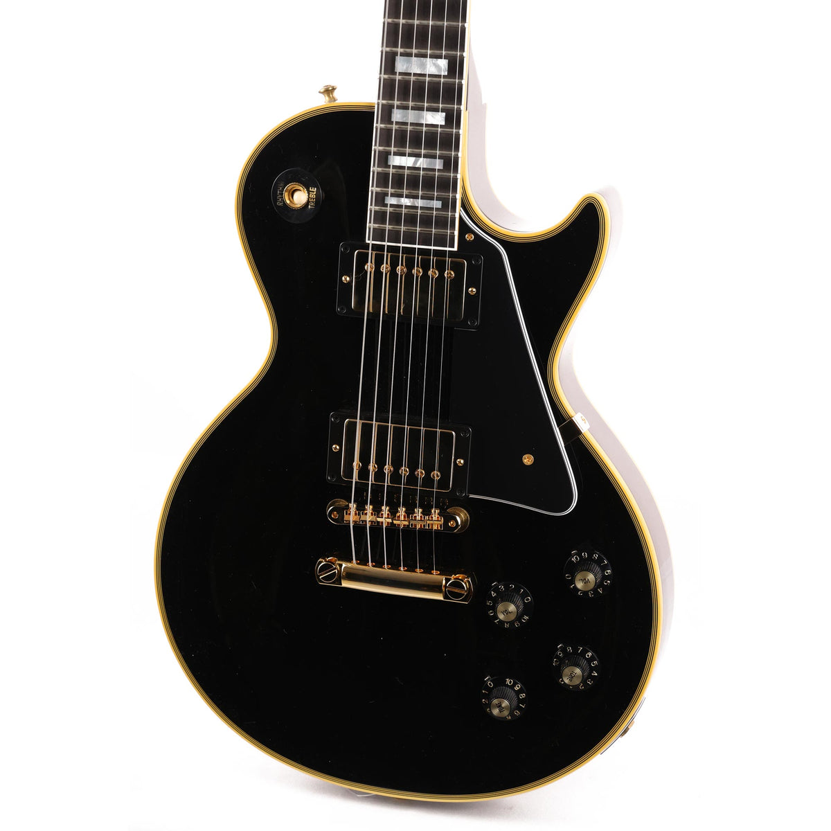 Gibson Custom Shop '68 Les Paul Custom Reissue VOS Ebony Gold Hardware — 7