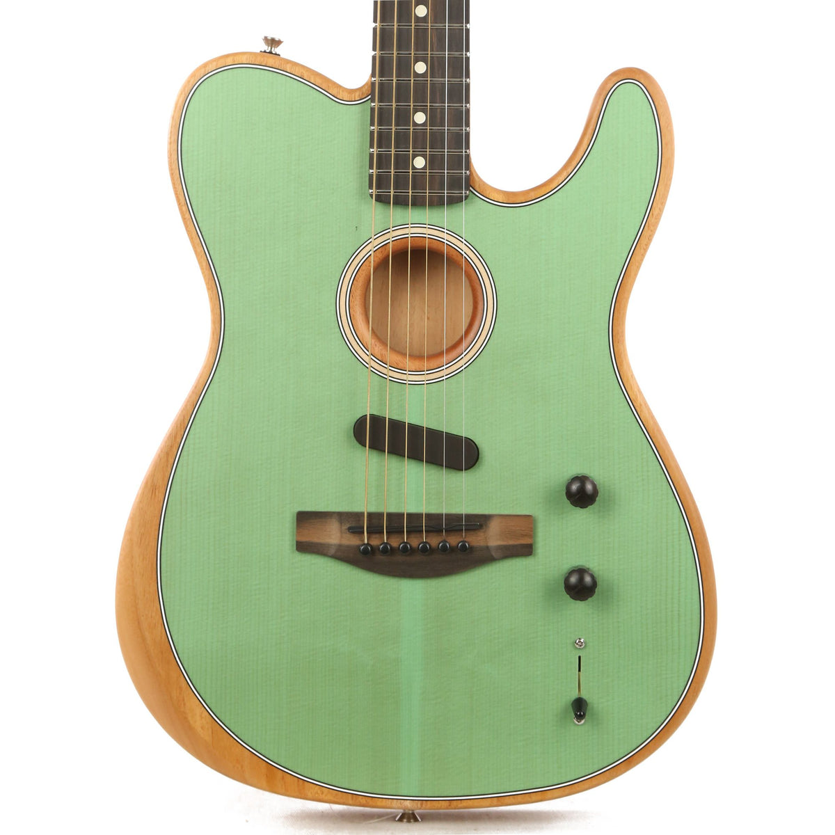 Fender American Acoustasonic Telecaster Seafoam Green — 1