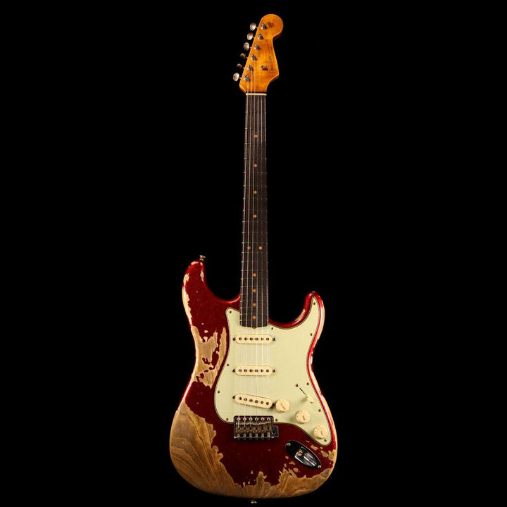 Fender Custom Shop NAMM 2019 Display Limited Edition '63 Stratocaster Super Heavy Relic Aged Red Sparkle