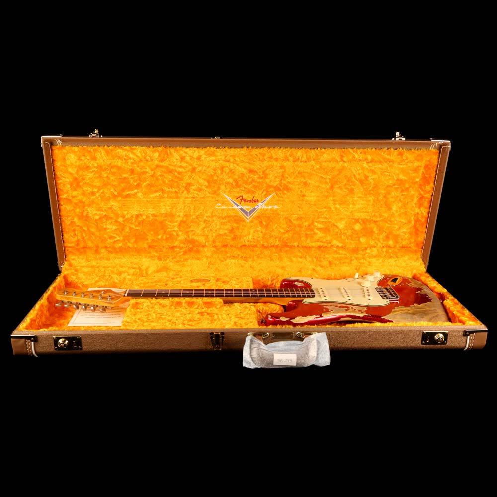 Fender Custom Shop NAMM 2019 Display Limited Edition '63 Stratocaster Super Heavy Relic Aged Red Sparkle — 8