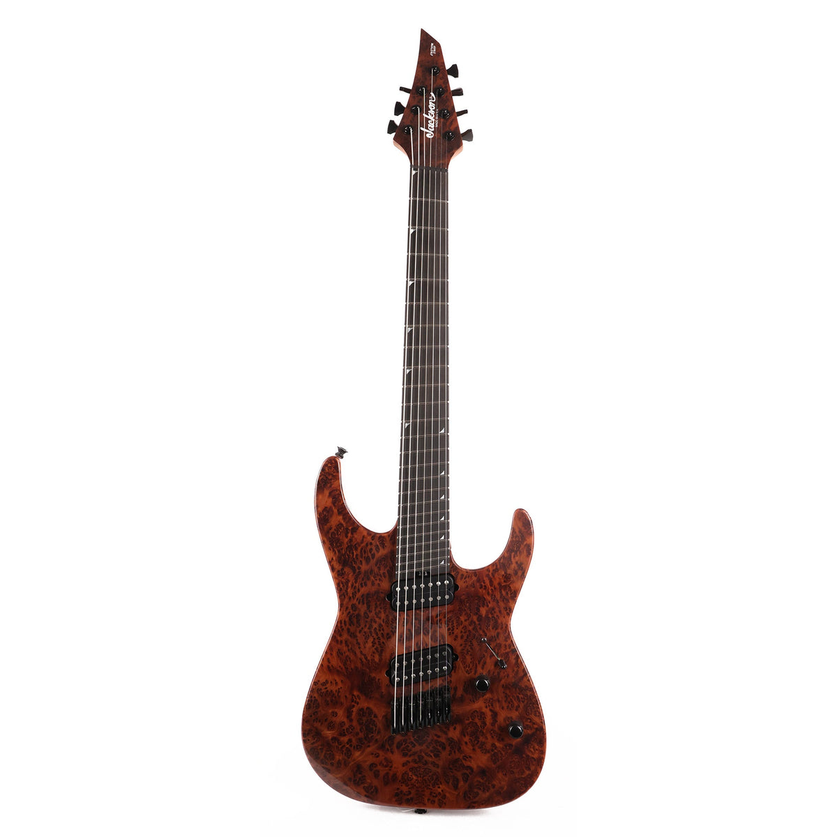 Jackson Custom Shop Dinky DK7 Burled Redwood Masterbuilt Joe Williams  Used — 2