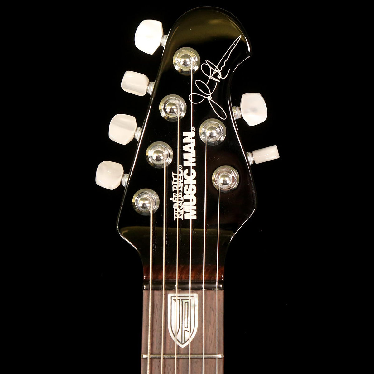 Ernie Ball Music Man BFR John Petrucci JP6 Trans Black Quilt — 4