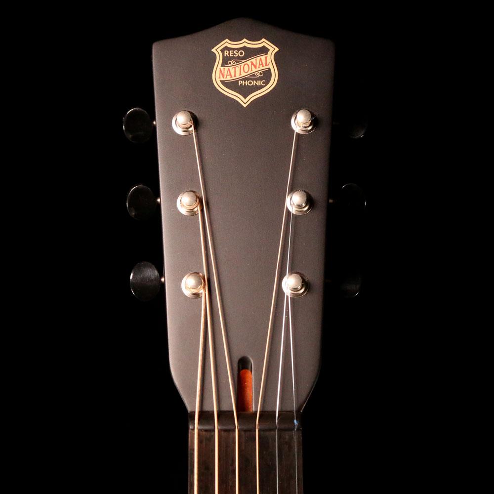 National M2 Single Cone Mahogany Body Resonator Guitar — 4