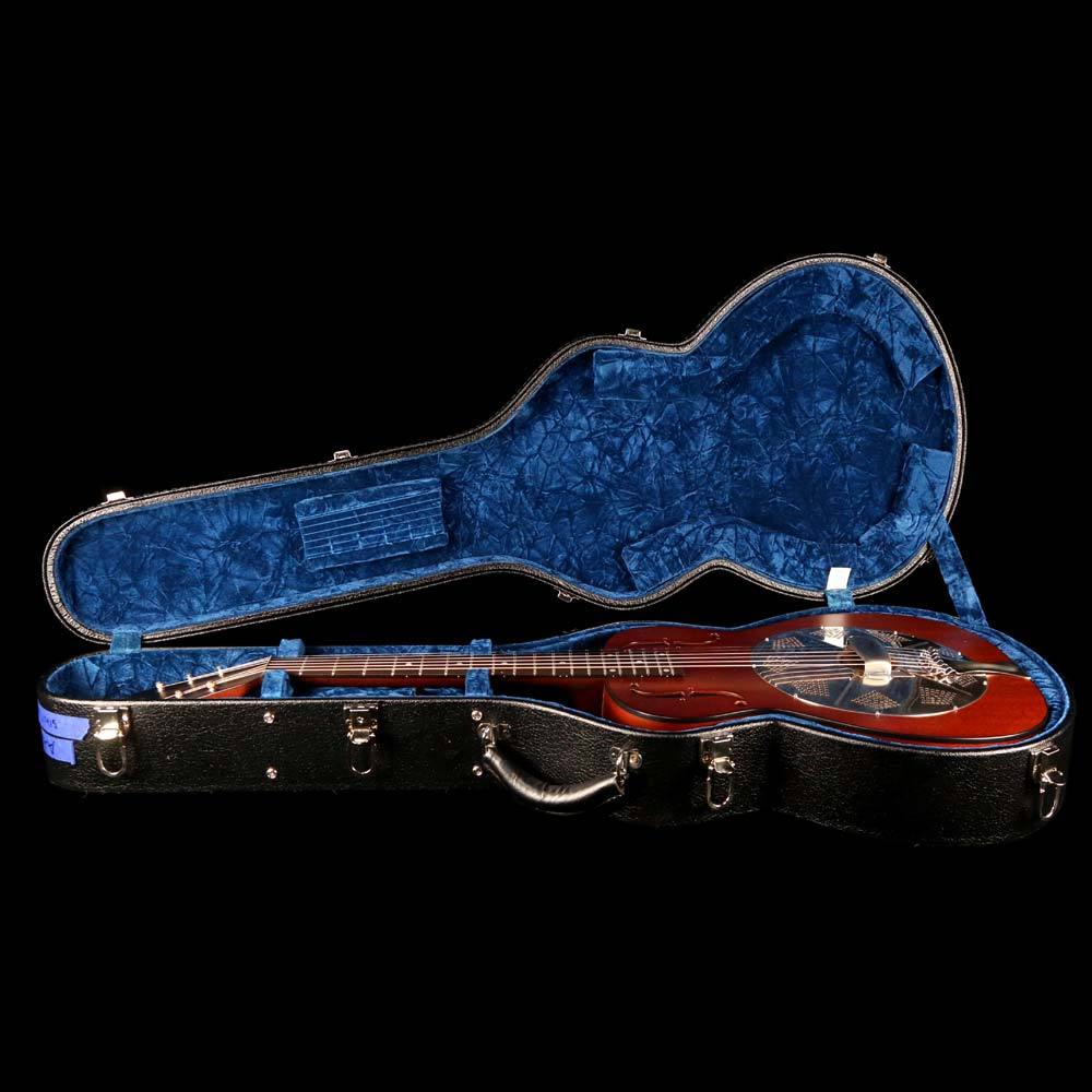 National M2 Single Cone Mahogany Body Resonator Guitar — 7