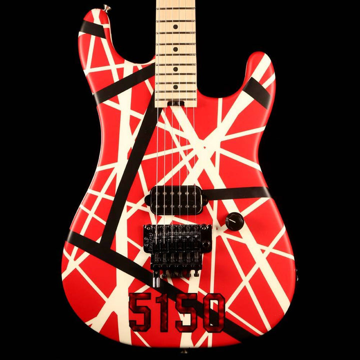 EVH Striped Series 5150 Striped Red Black and White 2017