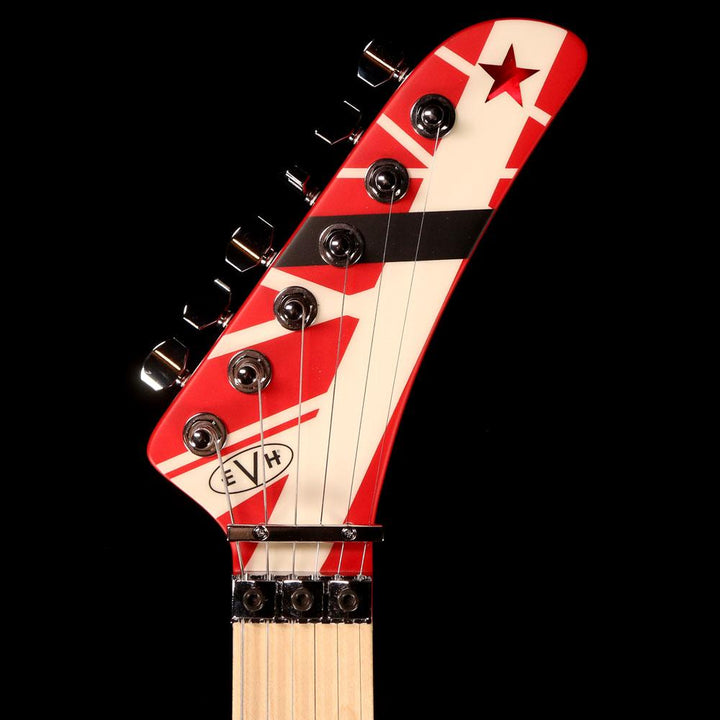 EVH Striped Series 5150 Striped Red Black and White 2017