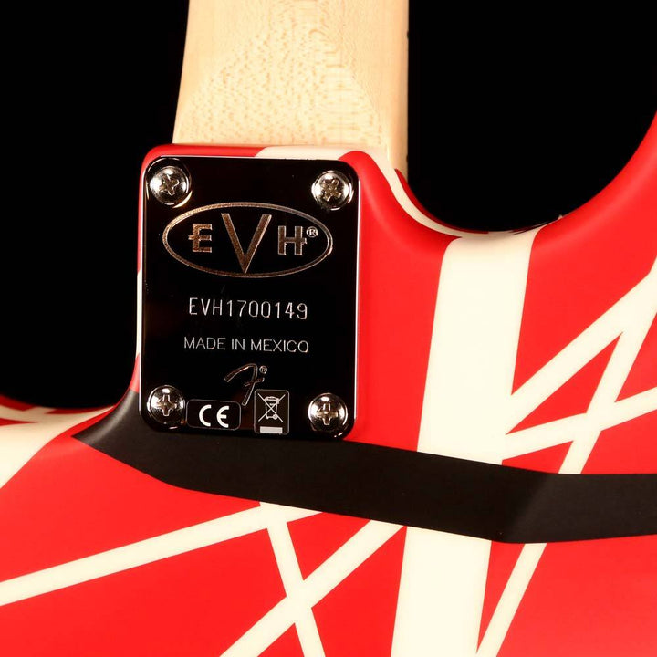 EVH Striped Series 5150 Striped Red Black and White 2017
