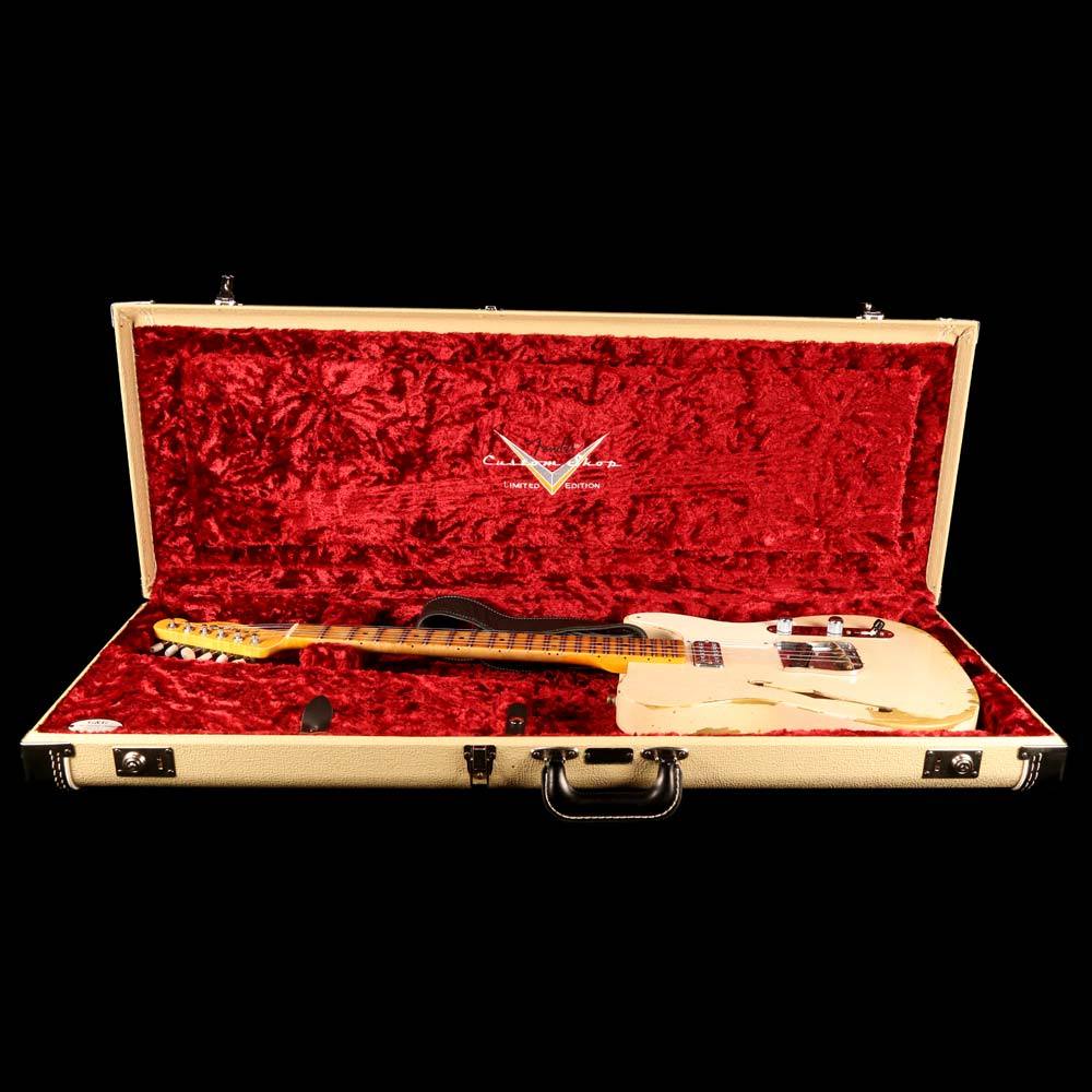 Fender Custom Limited Caballo Tono Ligero Heavy Relic Telecaster Dirty White Blonde — 7