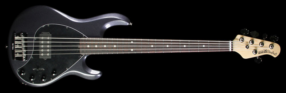 Ernie Ball Music Man Stingray 5 Electric Bass Guitar Sapphire Black — 2