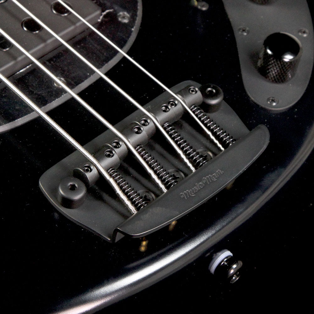 Ernie Ball Music Man StingRay Bass HH Stealth Black — 5
