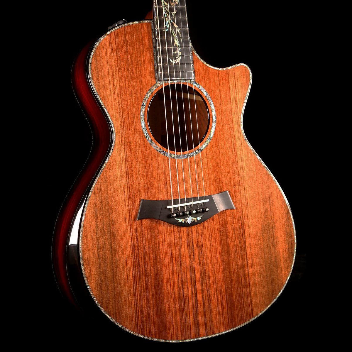 Taylor PS12ce Sinker Redwood and Cocobolo Grand Concert Acoustic-Electric — 6