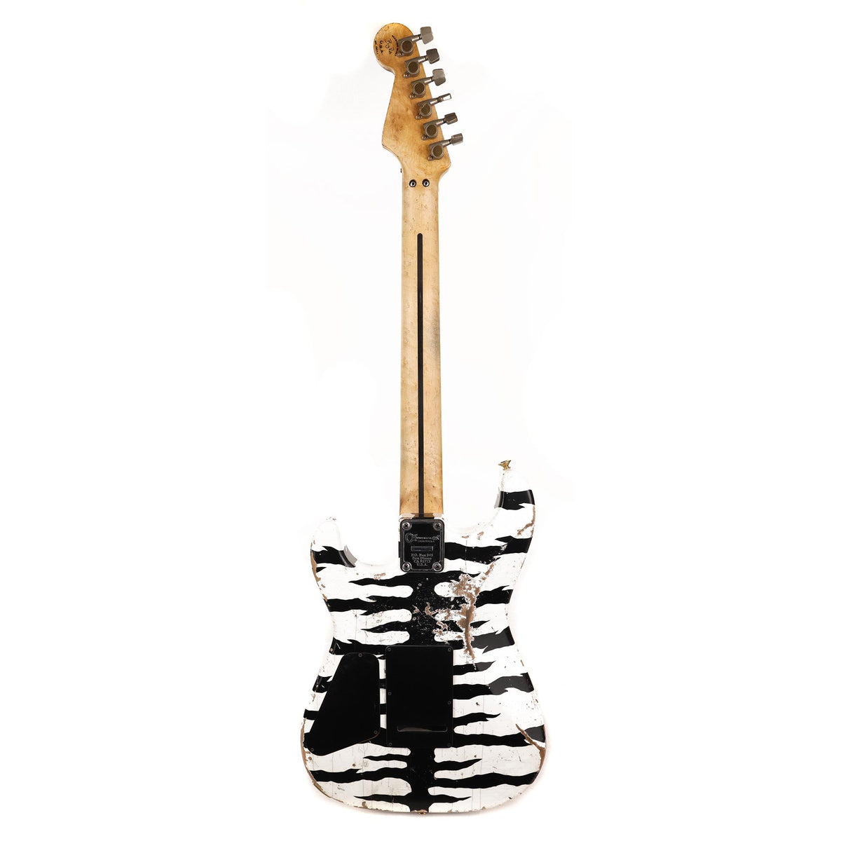 Charvel Custom Shop Graphic Nitro Relic San Dimas Masterbuilt White Bengal — 3