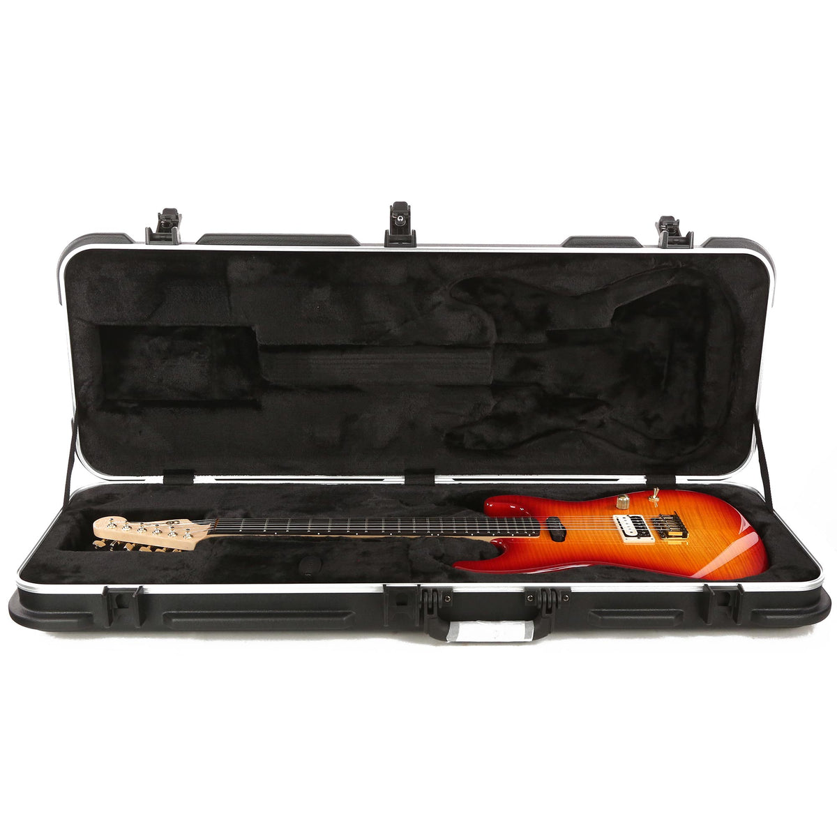 Charvel Custom Shop San Dimas HS Solid Flame Maple Body NOS Cherry Sunburst — 9