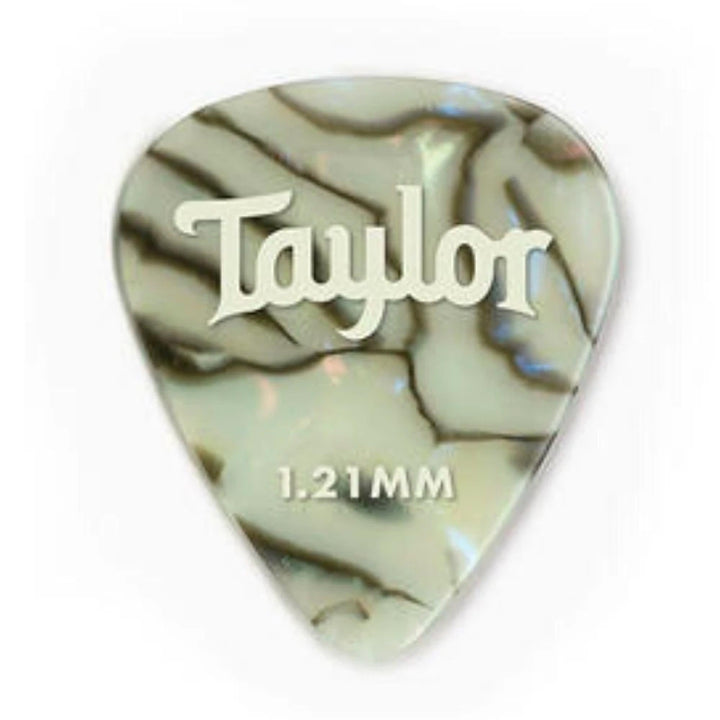 Taylor Celluloid 351 Guitar Picks Abalone 1.21mm 12-Pack