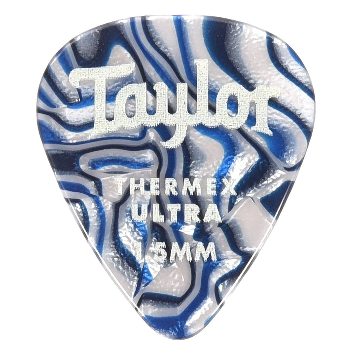 Taylor Premium 346 Thermex Ultra Picks Blue Swirl 1.5mm 6-Pack