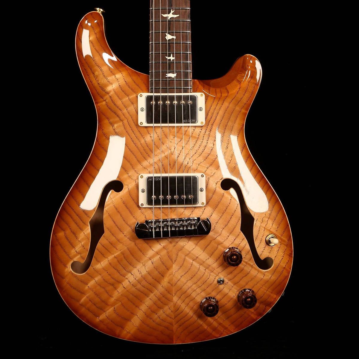PRS Private Stock Hollowbody II Piezo Natural Smoked Burst 2013 — 1