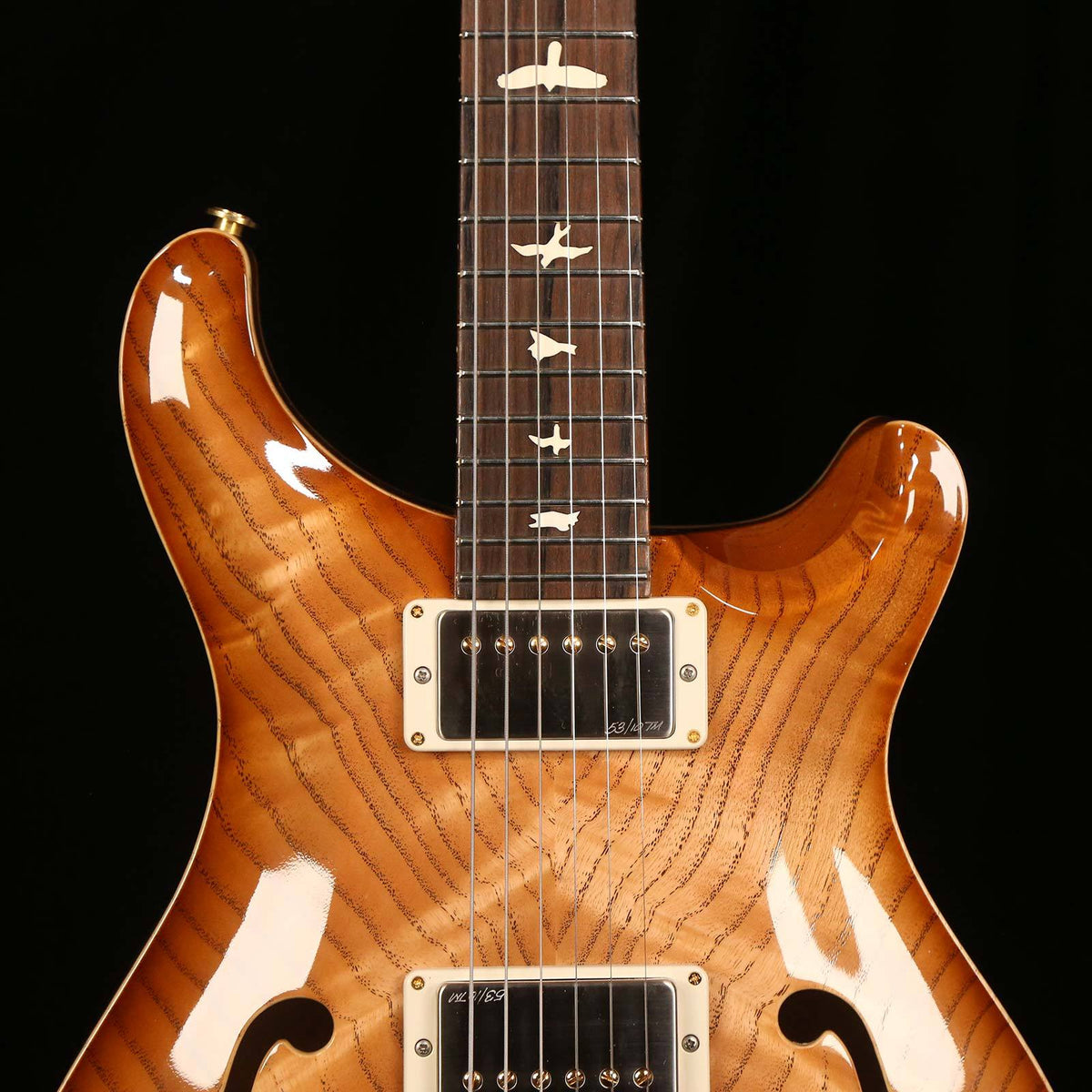 PRS Private Stock Hollowbody II Piezo Natural Smoked Burst 2013 — 7