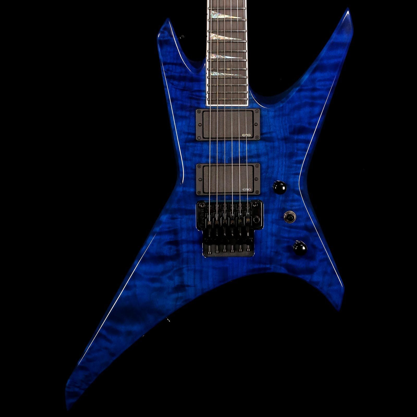 Jackson Custom Shop Warrior Trans Blue | The Music Zoo