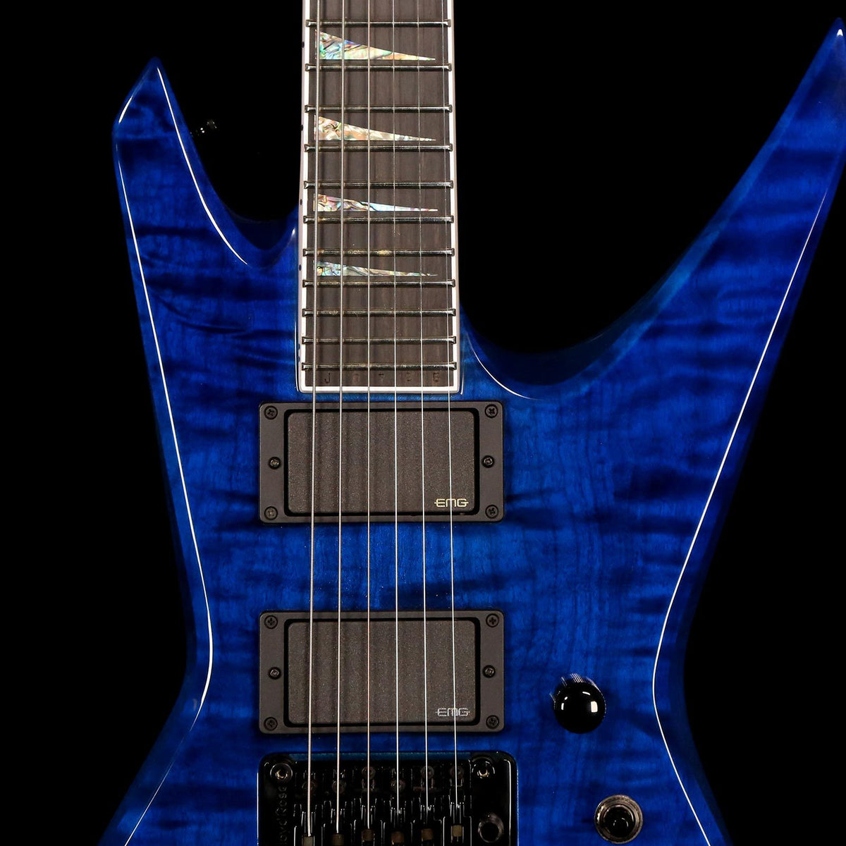 Jackson Custom Shop Warrior Trans Blue — 5