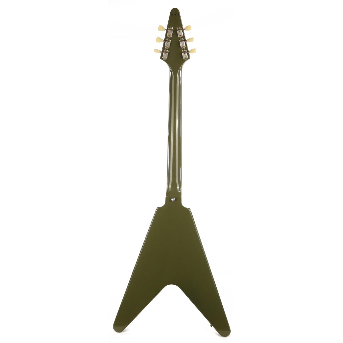 Gibson Custom Shop '59 Flying V Made 2 Measure Olive Drab Green — 3