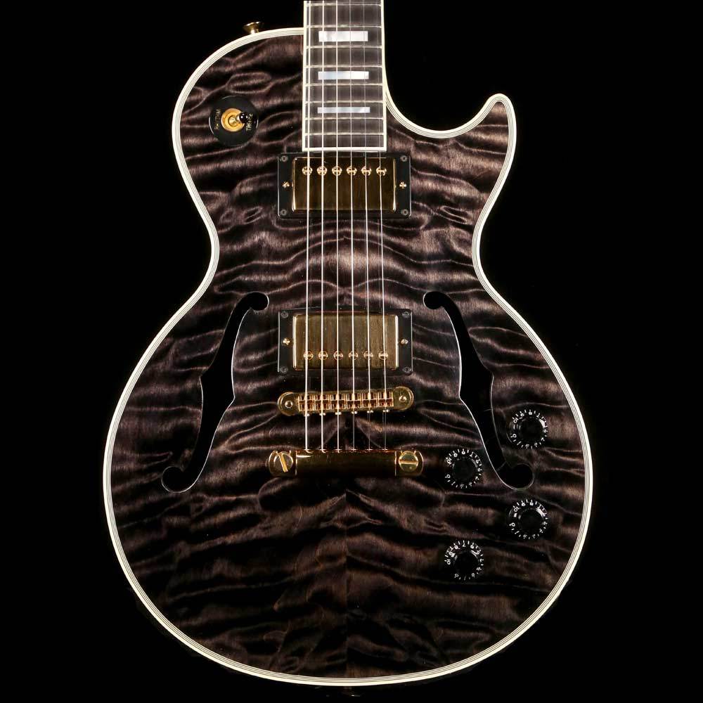 Gibson Custom Shop Les Paul Custom Florentine Transparent Ebony 1996 — 1