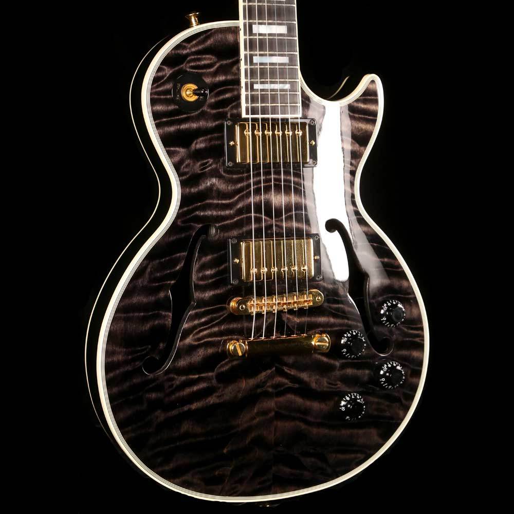 Gibson Custom Shop Les Paul Custom Florentine Transparent Ebony 1996 — 6
