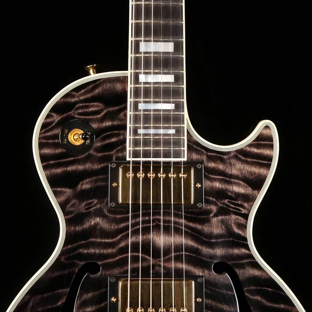 Gibson Custom Shop Les Paul Custom Florentine Transparent Ebony 1996 — 7