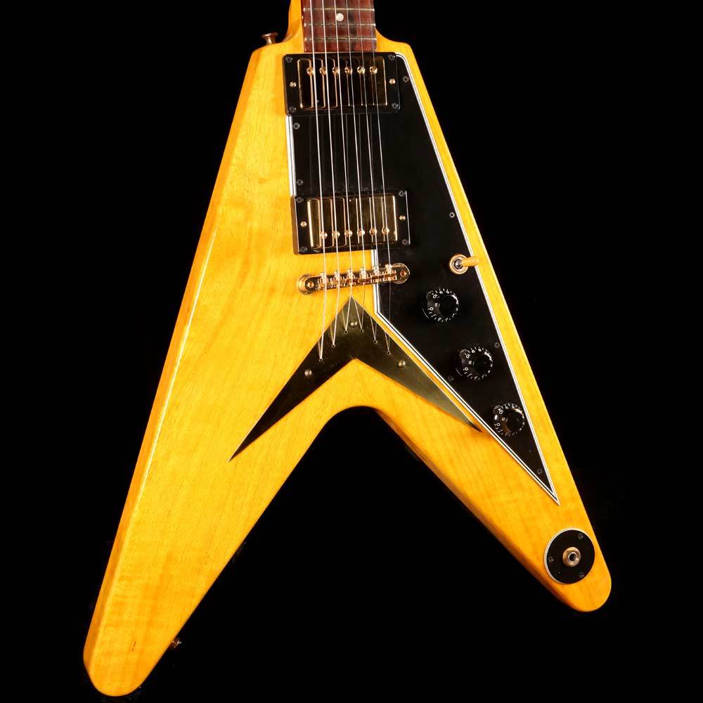 Gibson Custom Shop 50th Anniversary 1958 Korina Flying V Natural 2008 — 6
