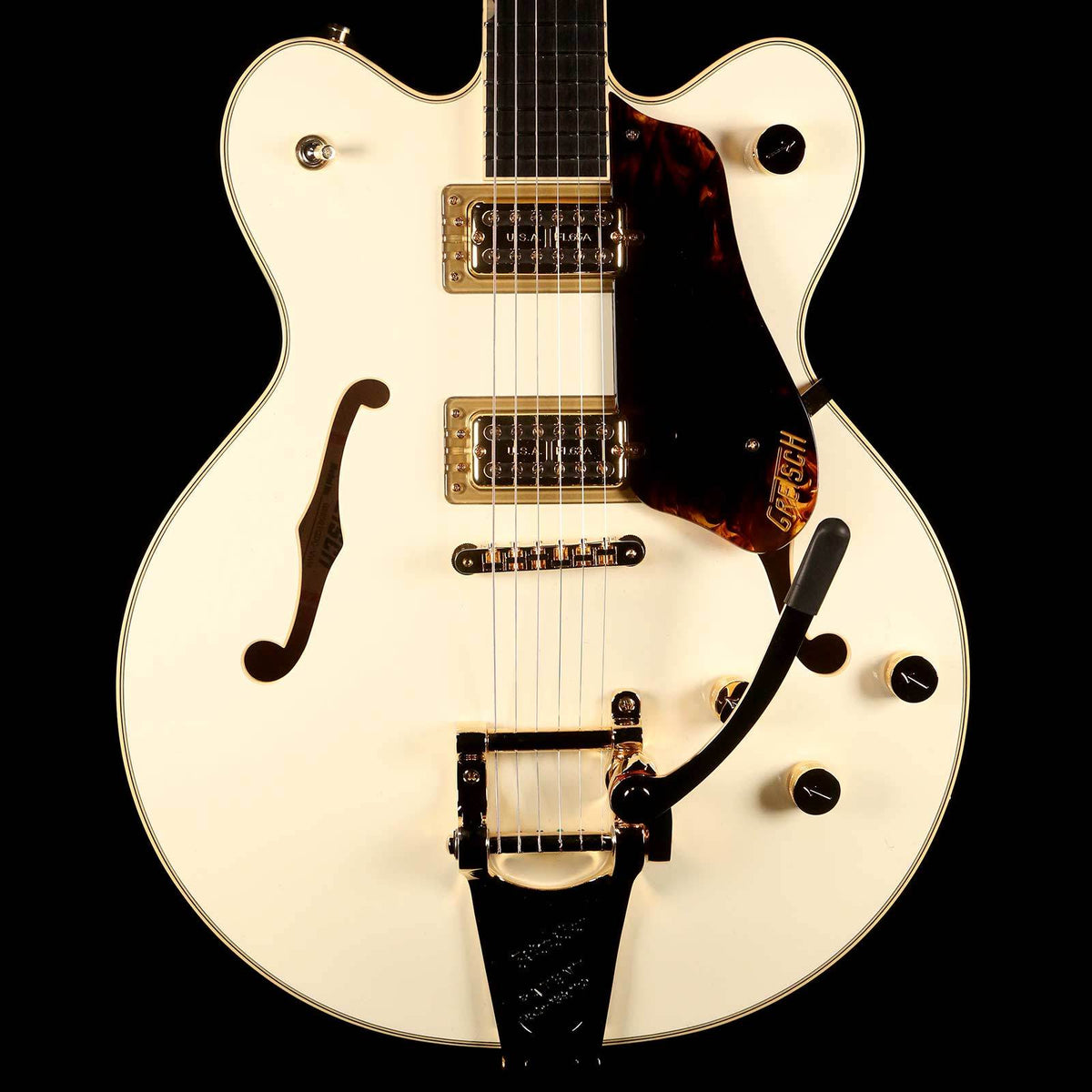 Gretsch G6609TG Players Edition Broadkaster Center-Block Vintage White — 1