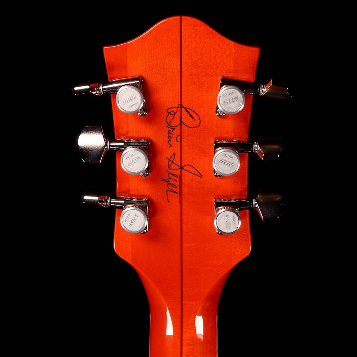 Gretsch G6120SSL-OFLM Brian Setzer Nashville with Bigsby Orange Tiger Flame Maple