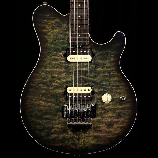Ernie Ball Music Man BFR Axis Predator Green Quilt