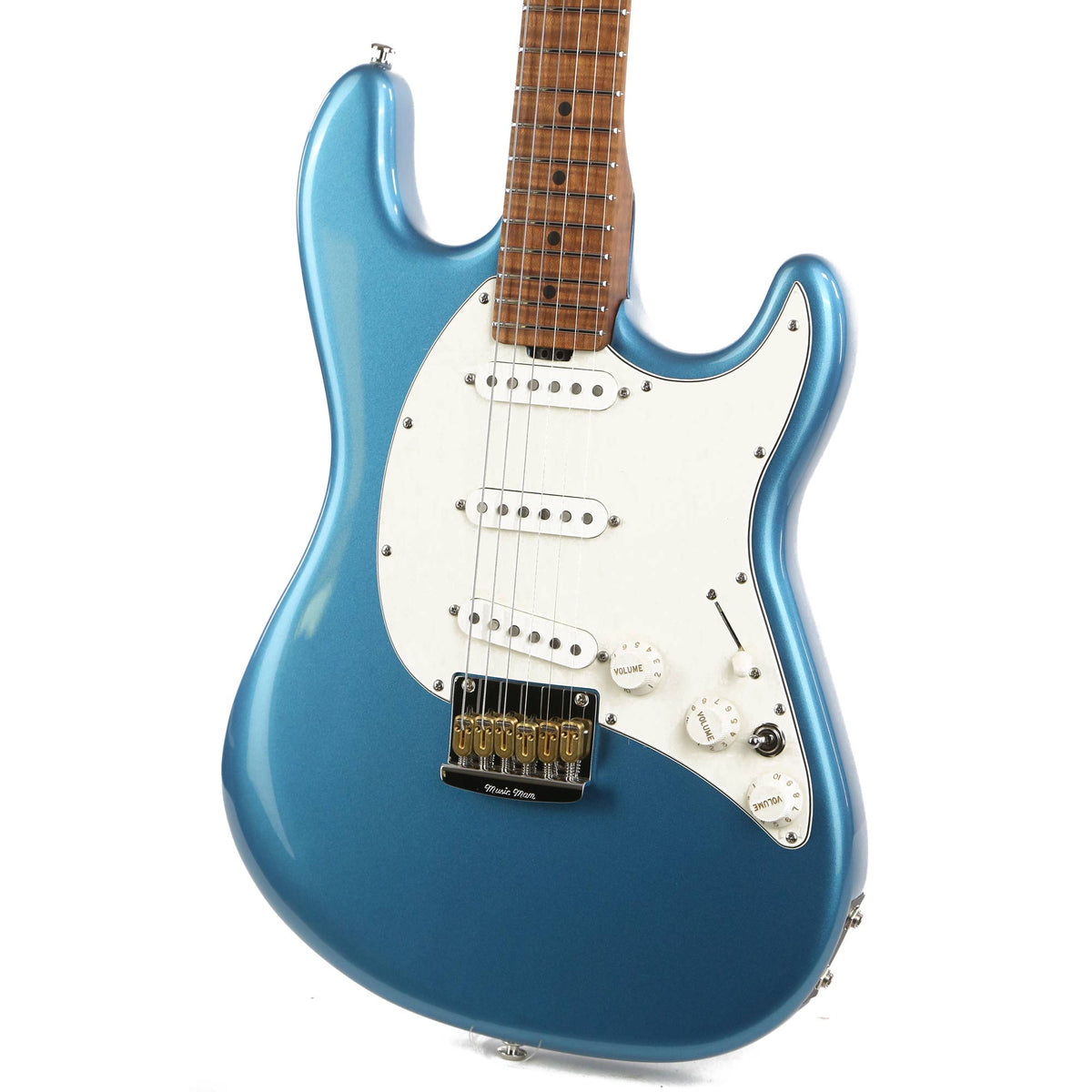 Ernie Ball Music Man Cutlass RS Hunter Hayes Signature Lake Tahoe Blue — 7