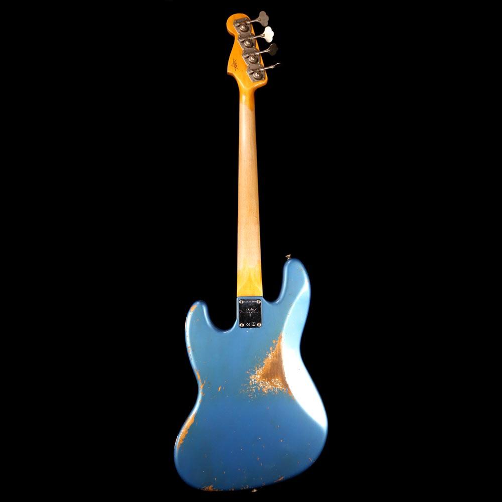Fender Custom Shop '61 Jazz Bass 2019 Heavy Relic Aged Lake Placid Blue — 3