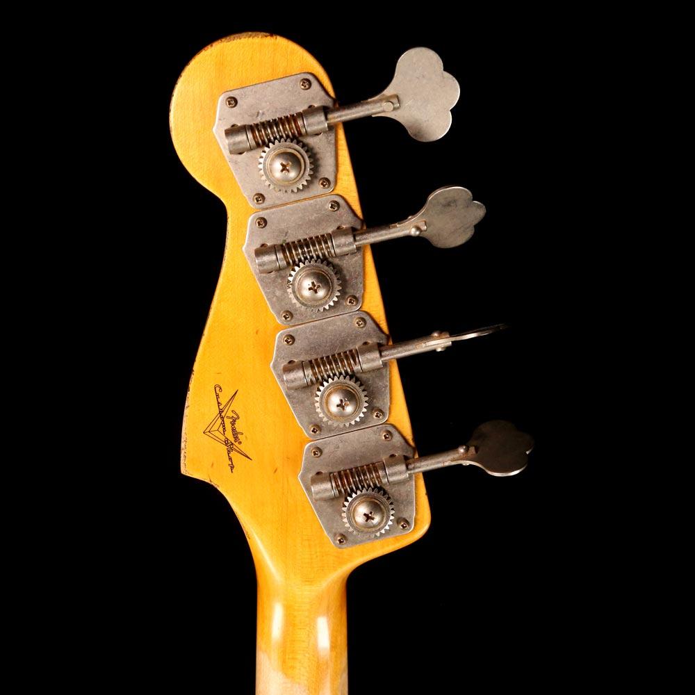 Fender Custom Shop '61 Jazz Bass 2019 Heavy Relic Aged Lake Placid Blue — 5