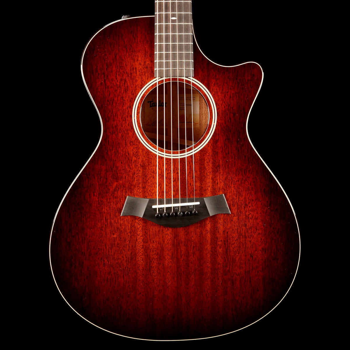 Taylor 522ce V-Class Grand Concert Acoustic-Electric Shaded Edgeburst — 1