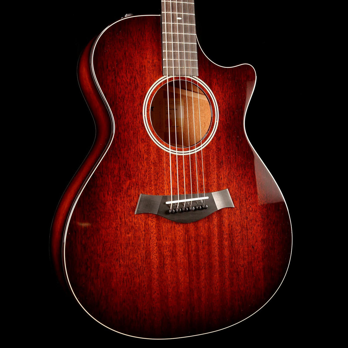 Taylor 522ce V-Class Grand Concert Acoustic-Electric Shaded Edgeburst — 6