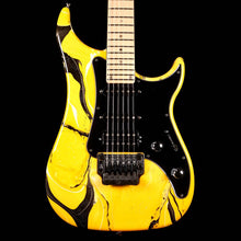 Vigier Excalibur Original HSS Rock Art Yellow/Black Swirl 2017