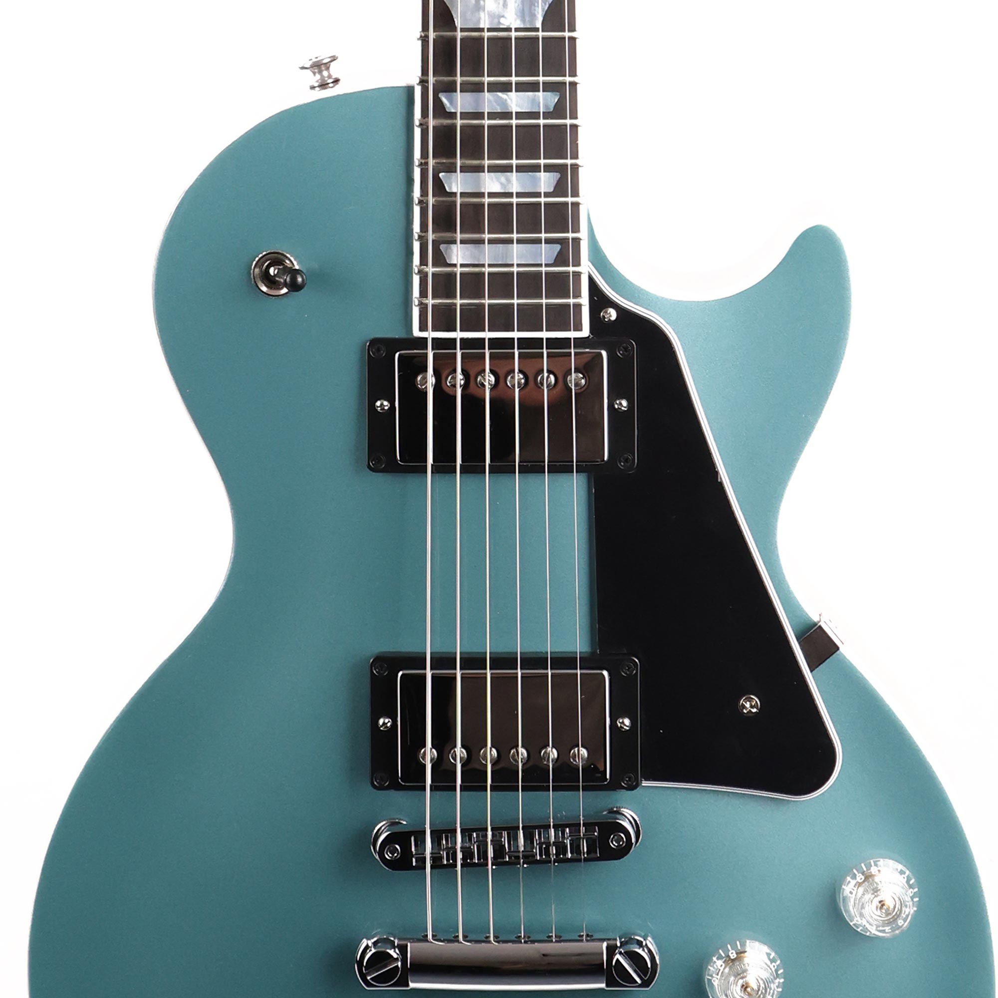 Gibson Les Paul Modern Faded Pelham Blue Top | The Music Zoo