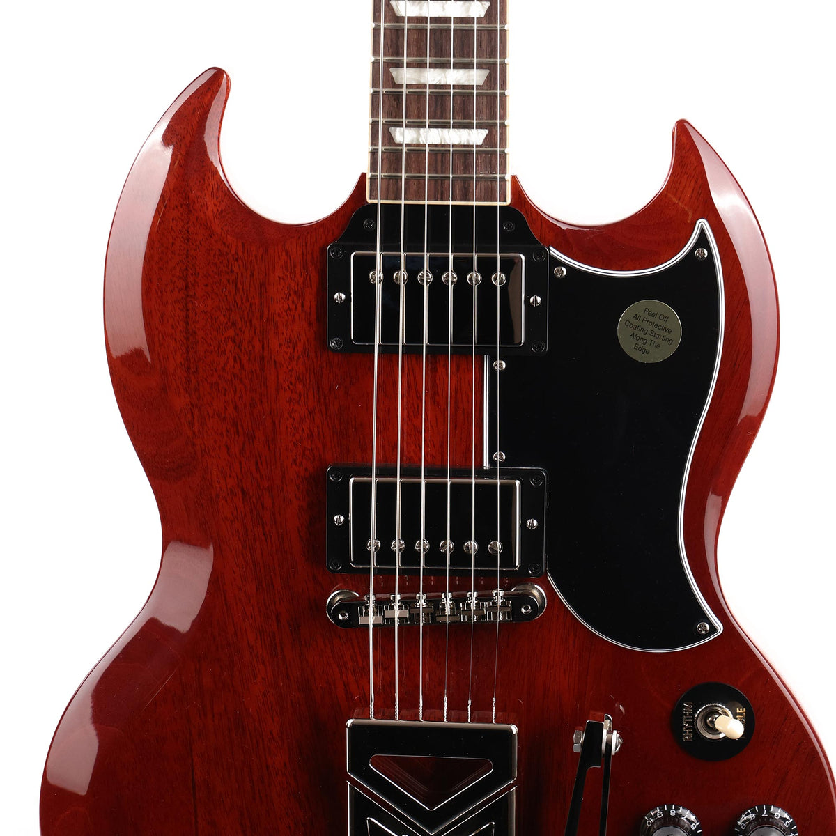 Gibson SG Standard '61 Sideways Vibrola Vintage Cherry — 6