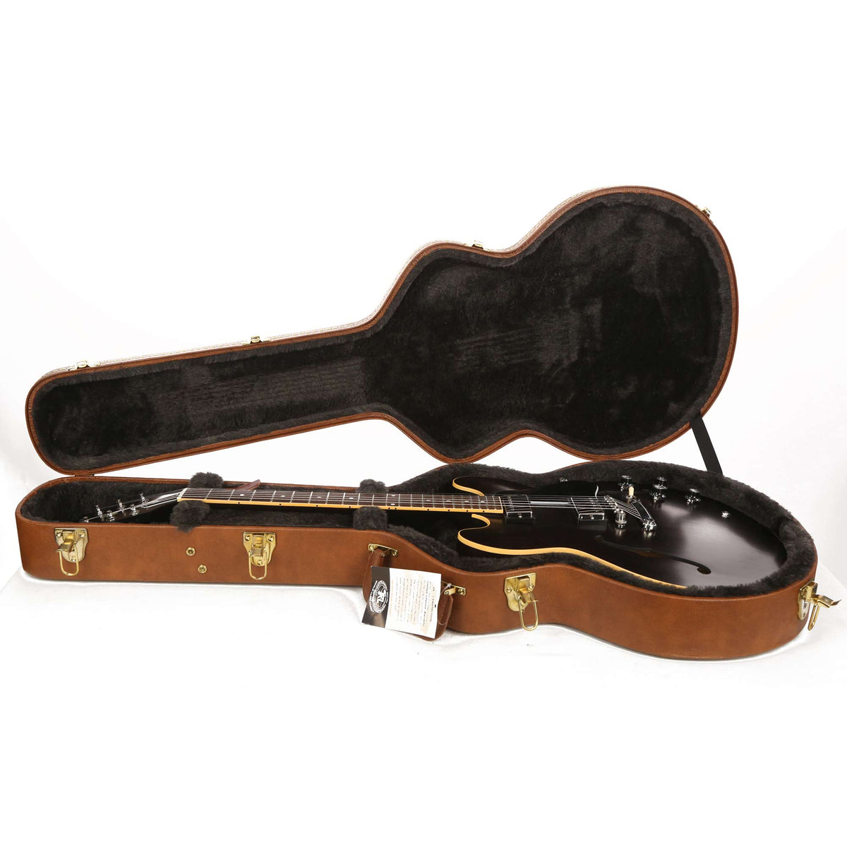 Gibson ES-335 Satin Trans Black Used 2019 — 2