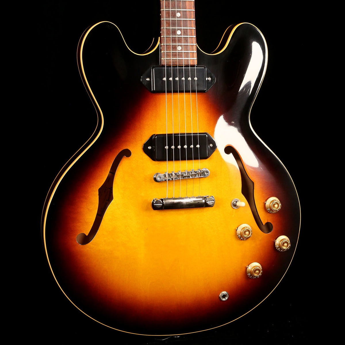 Gibson ES-335 Dot P-90 Vintage Burst — 6