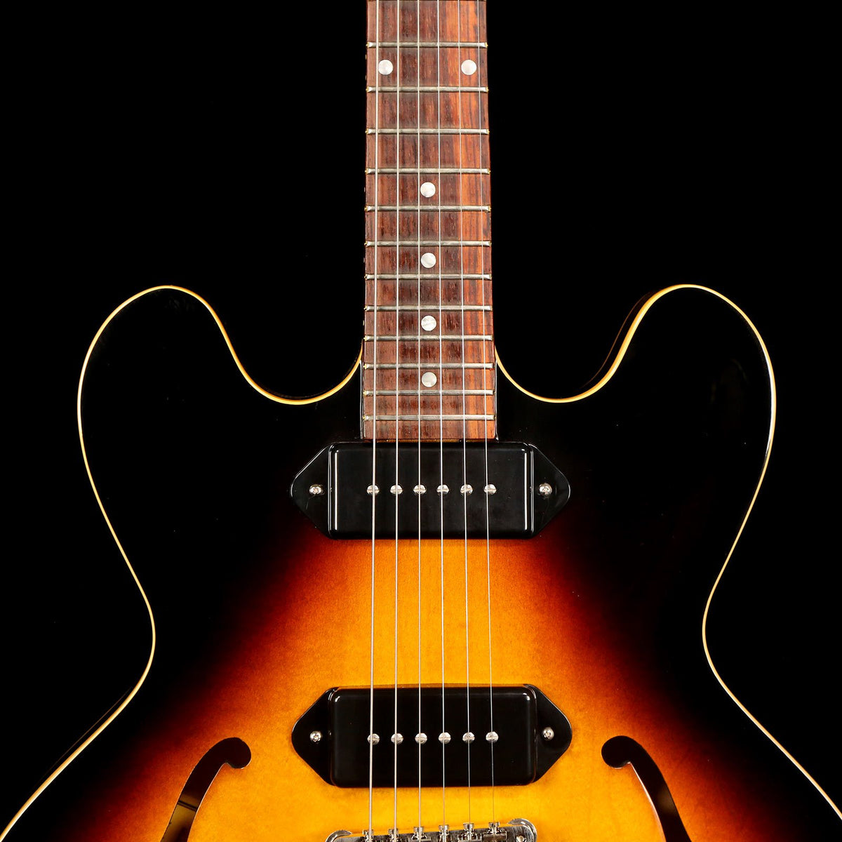 Gibson ES-335 Dot P-90 Vintage Burst — 7