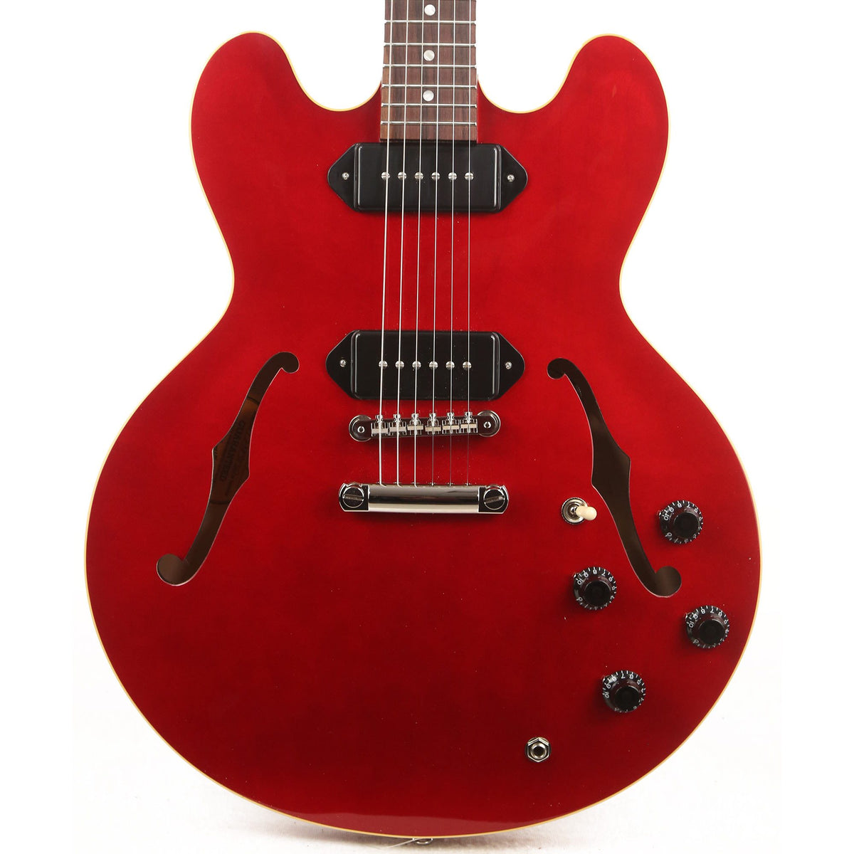 Gibson ES-335 Dot P-90 Wine Red — 1