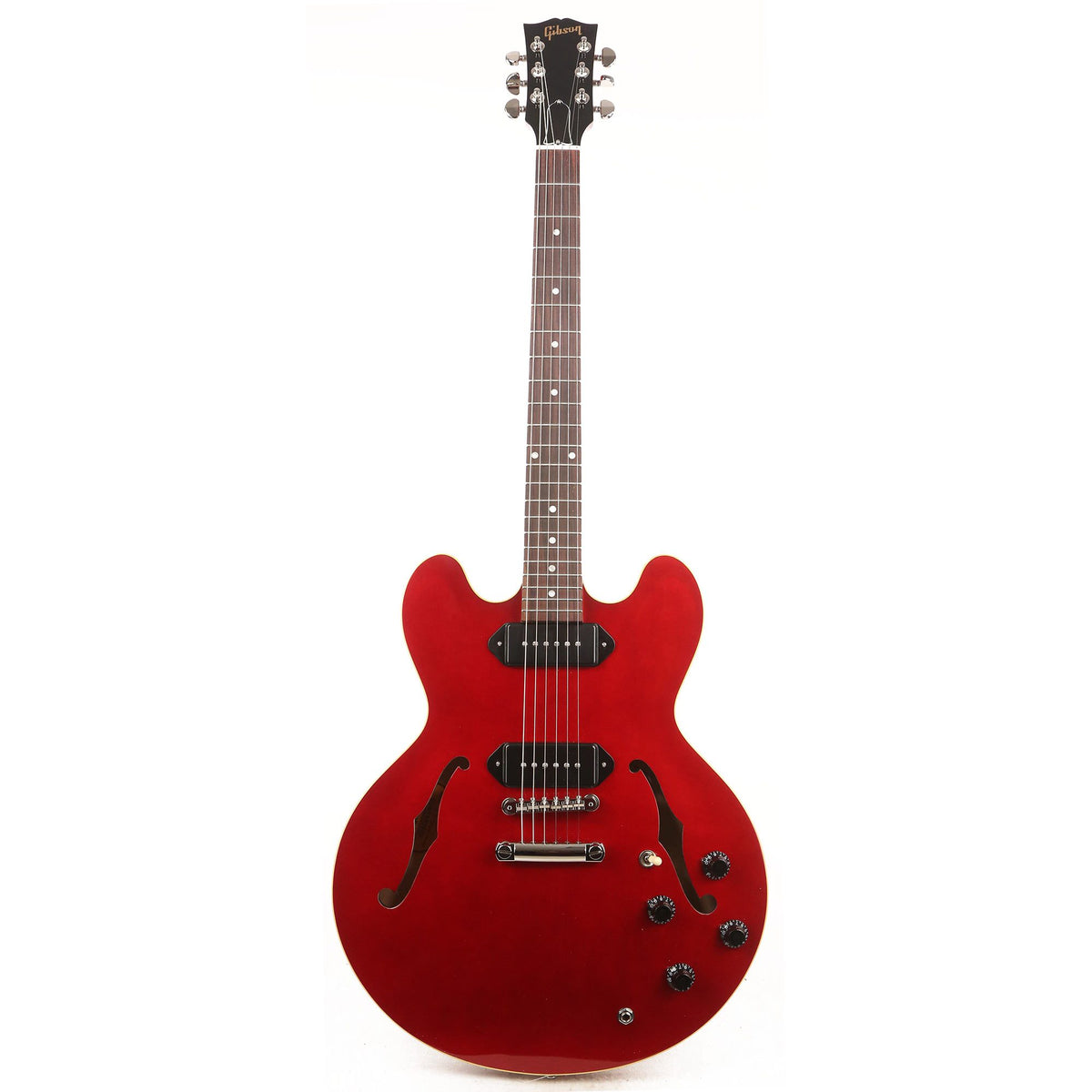Gibson ES-335 Dot P-90 Wine Red — 2