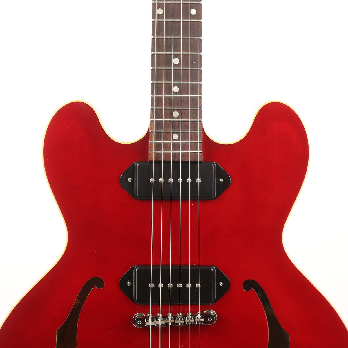 Gibson ES-335 Dot P-90 Wine Red — 6