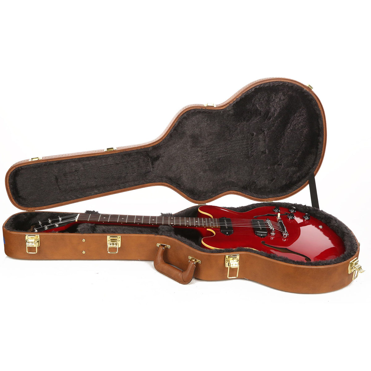 Gibson ES-335 Dot P-90 Wine Red — 7