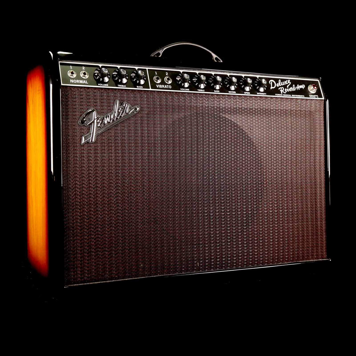 Fender '65 Deluxe Reverb Limited Edition 3-Tone Sunburst Ash Cabinet 2016 — 1