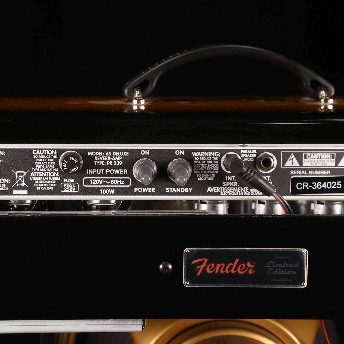 Fender '65 Deluxe Reverb Limited Edition 3-Tone Sunburst Ash Cabinet 2016 — 4